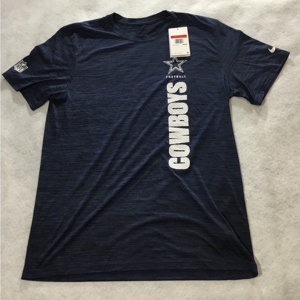 NFL NIKE Men's Navy Drifit Cowboys Short Sleeve Tee sz L